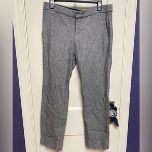 Banana Republic grey dress pants, size 8, straight leg, pockets